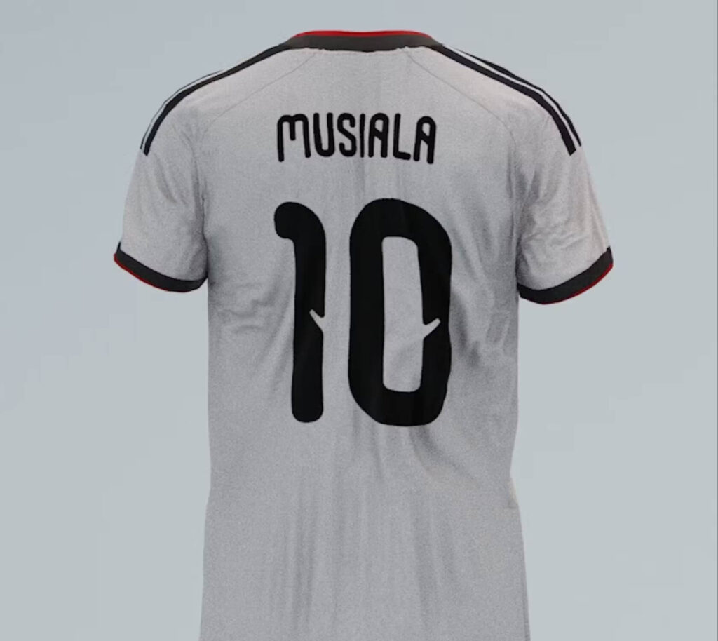 Camisa vazada da Alemanha Copa 2026 costa