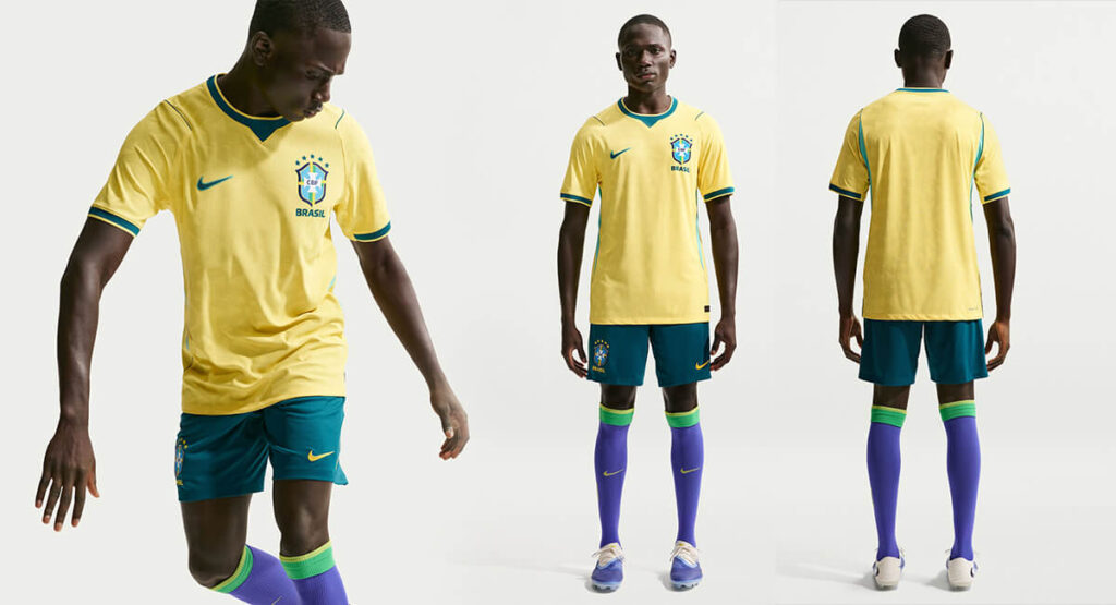 Uniforme completo do Brasil para a Copa de 2026